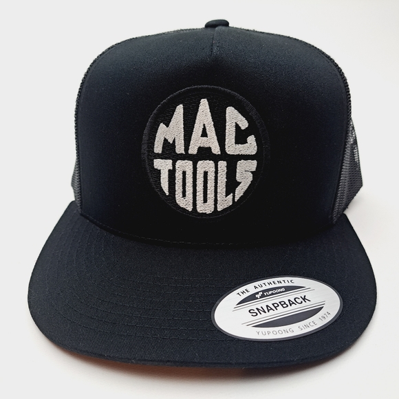 MAC Tools Flat Bill Trucker Embroidered Patch Mesh Snapback Cap Hat… - Picture 2 of 4